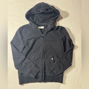 Abercrombie Kids Black Full zip Hoodie Jacket size 9/10 unisex